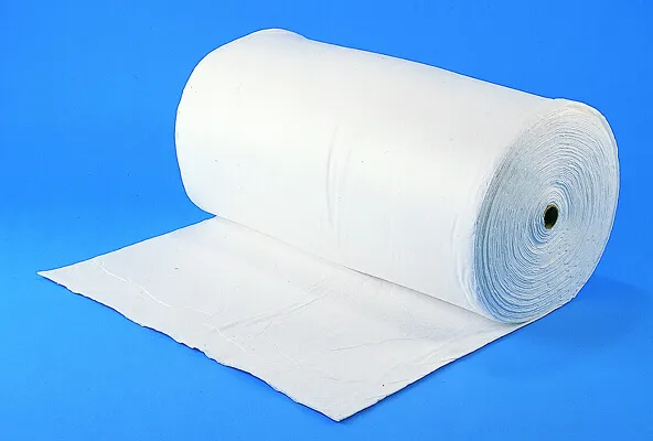 Oil adsorbent nonwoven material