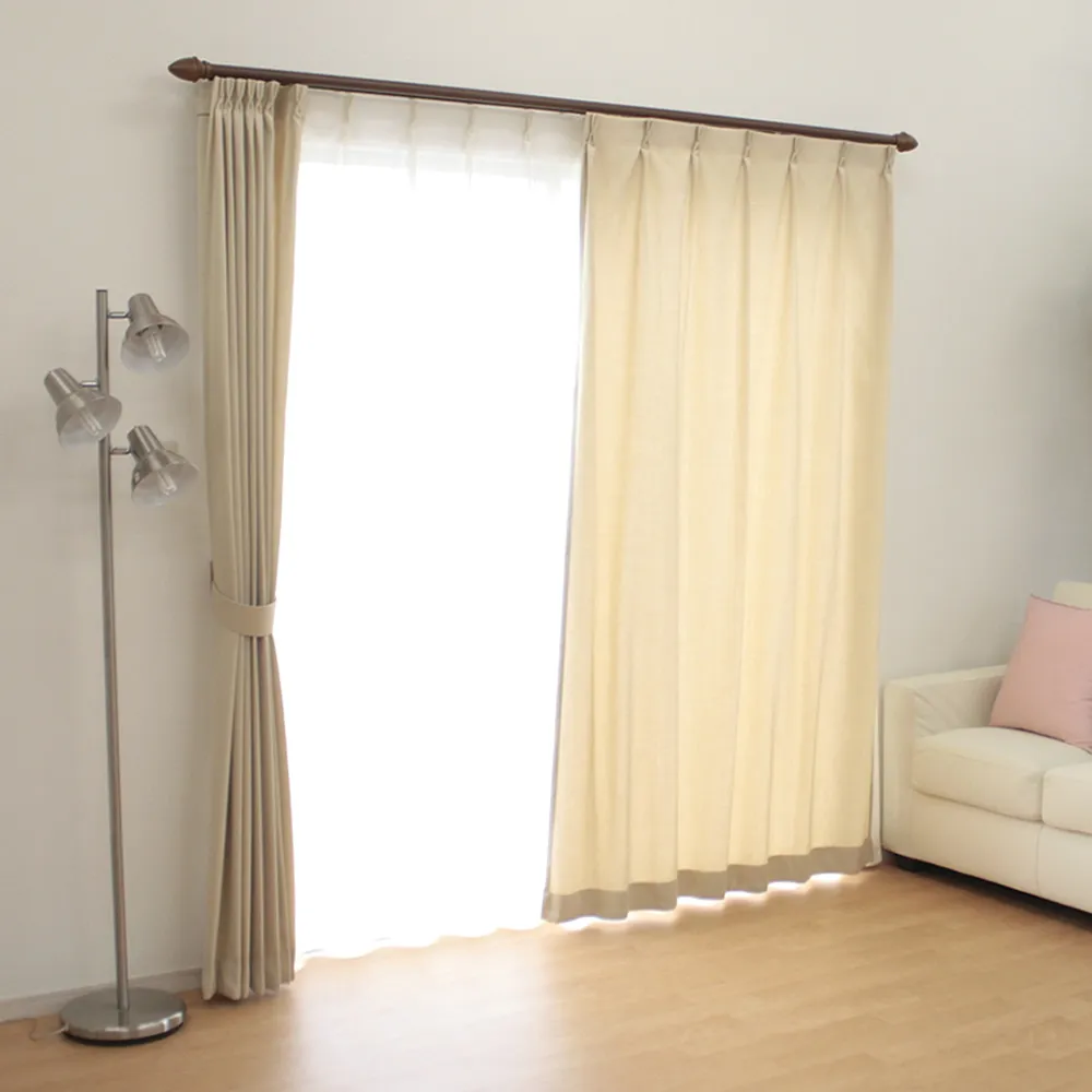 Flame-retardant curtain material, our first disaster prevention product
